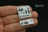 Quinta Studio QD72068 F-15C Late/F-15J Late 3D-Printed & coloured Interior on decal paper (GWH) 1/72